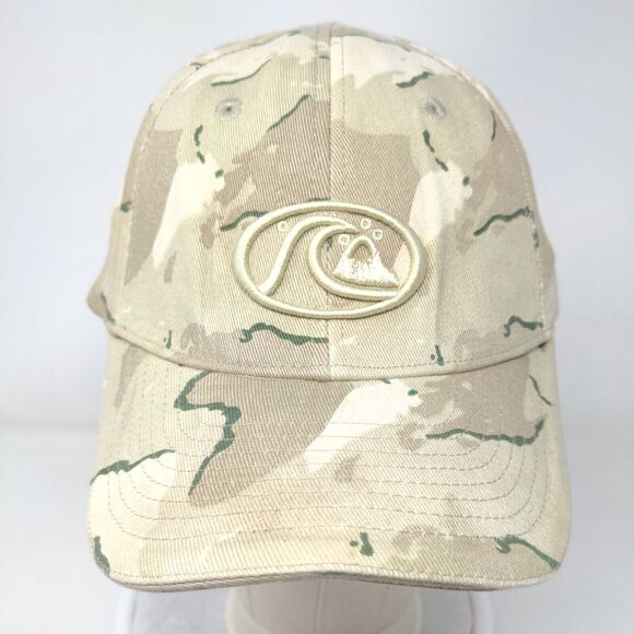 QuikSilver Edition Fitted Hat Camouflage One Size Embroidered Vented Holes - Picture 2 of 8